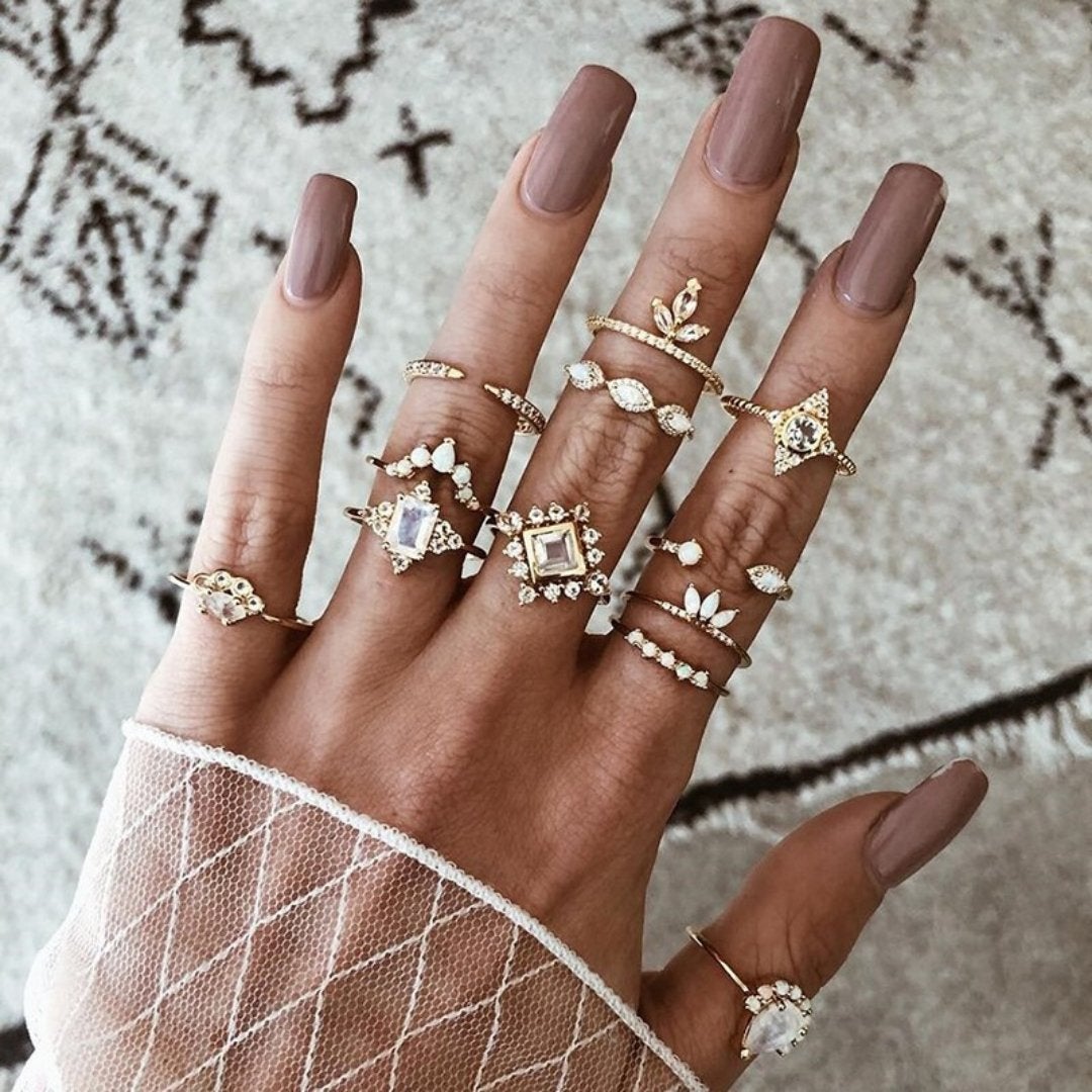 Exclusive Premium Set of 8 to 12 Rings