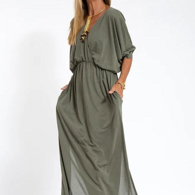 Timeless Elegance: Global Allure Maxi Dress