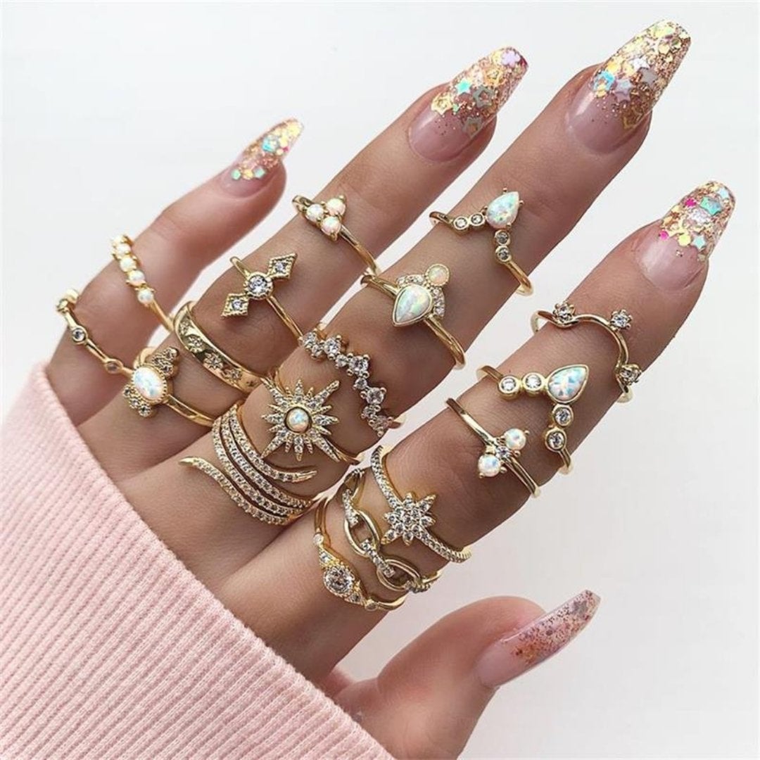 Exclusive Premium Set of 8 to 12 Rings