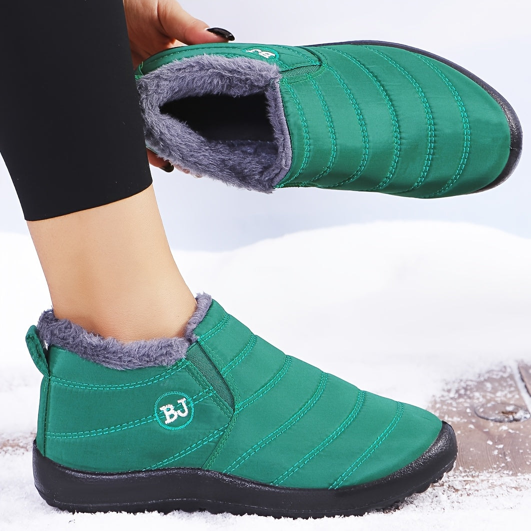 Belinda-Jill | Cozy Winter Slip-On Boots