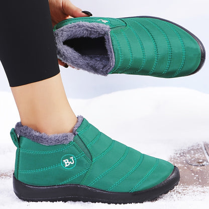 Belinda-Jill | Cozy Winter Slip-On Boots