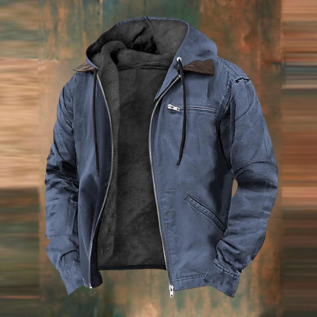 Ryder™ Men's Hooded Jacket with Cozy Sherpa Lining