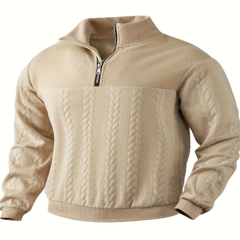 Liam – Classic Zippered Vintage Sweater for Men