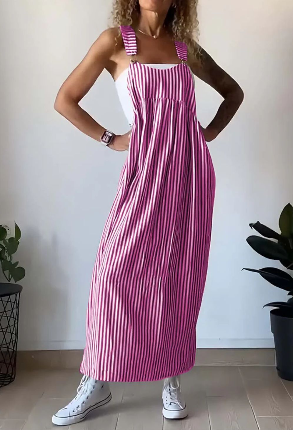 Ella™ - Easygoing Striped Dress