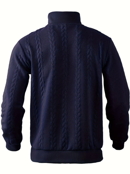 Liam – Classic Zippered Vintage Sweater for Men