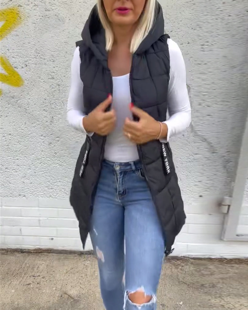 Nova™ - Quilted Hooded Vest for Urban Style