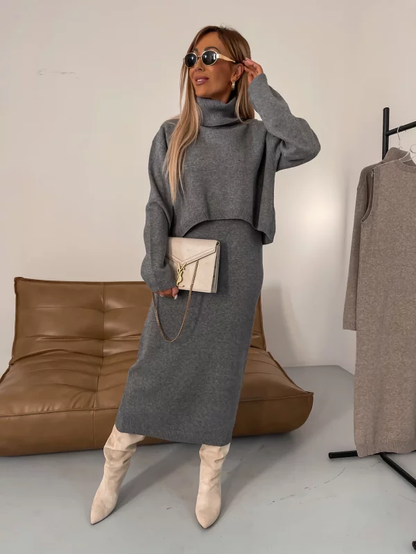 Elora™ - Comfortable Turtleneck Knit Ensemble