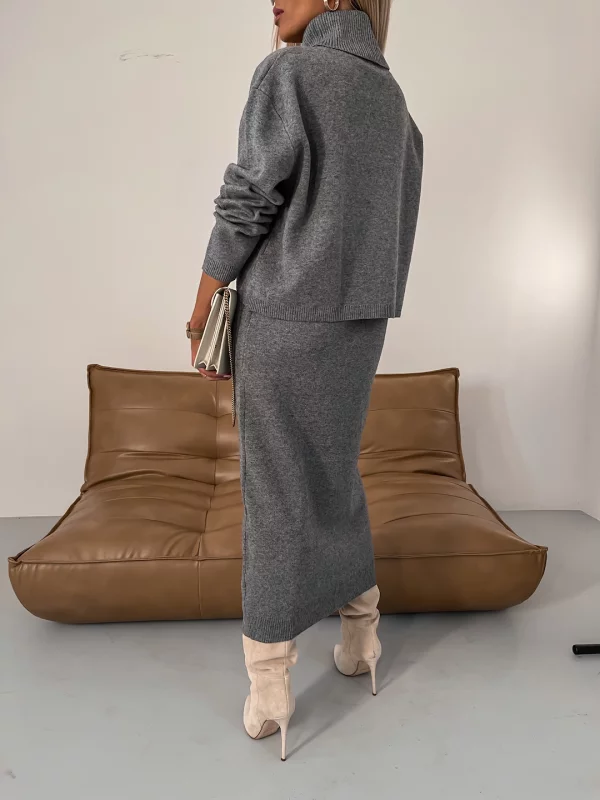 Elora™ - Comfortable Turtleneck Knit Ensemble