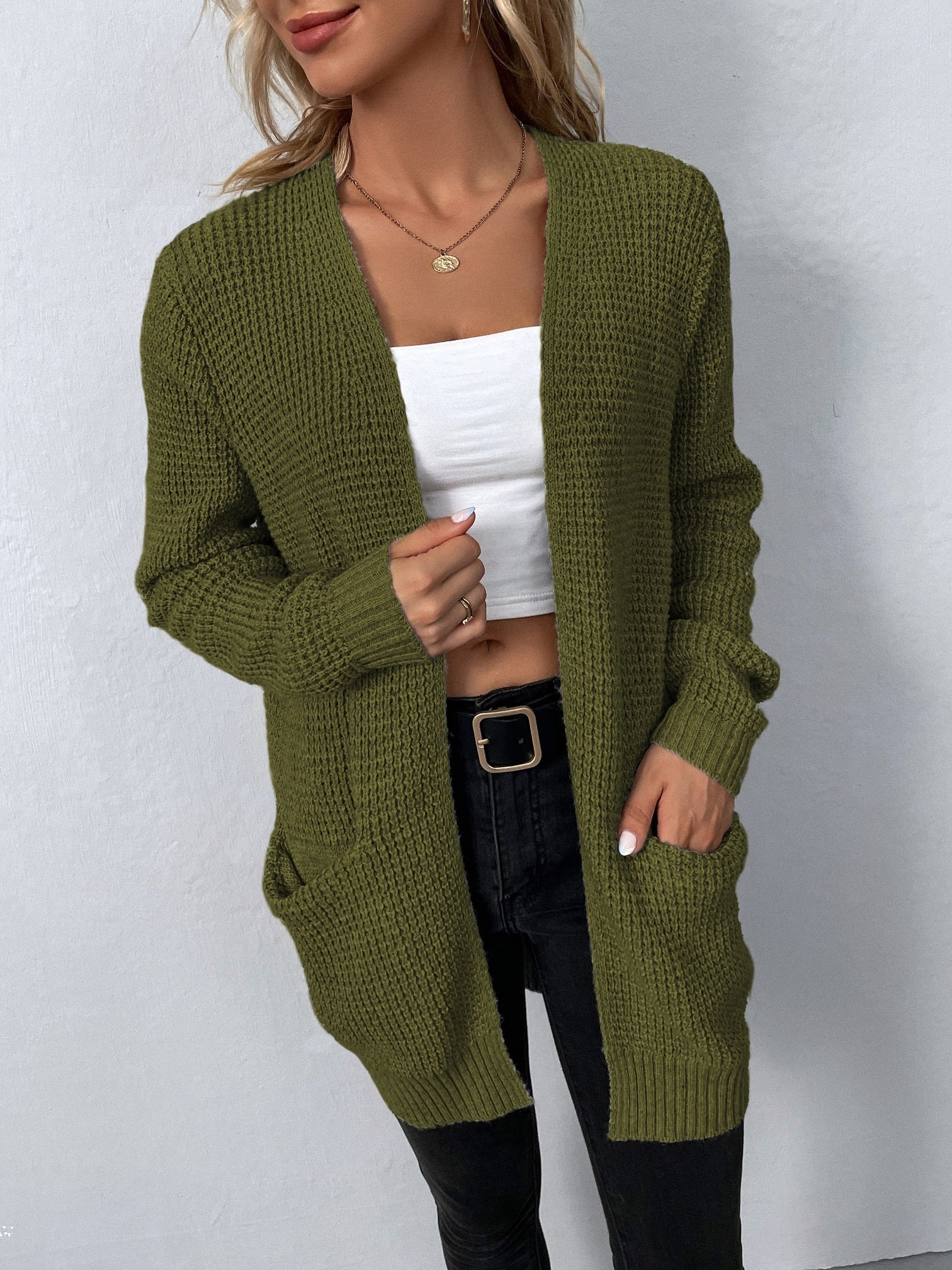 Isabella™ - Soft Open-Front Knit Cardigan