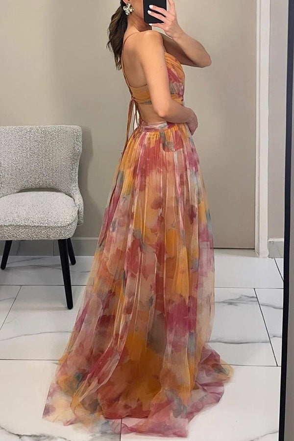 Alexia™ | Graceful Petal Maxi Dress