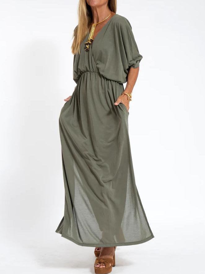 Timeless Elegance: Global Allure Maxi Dress
