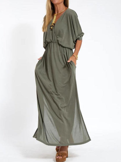 Timeless Elegance: Global Allure Maxi Dress