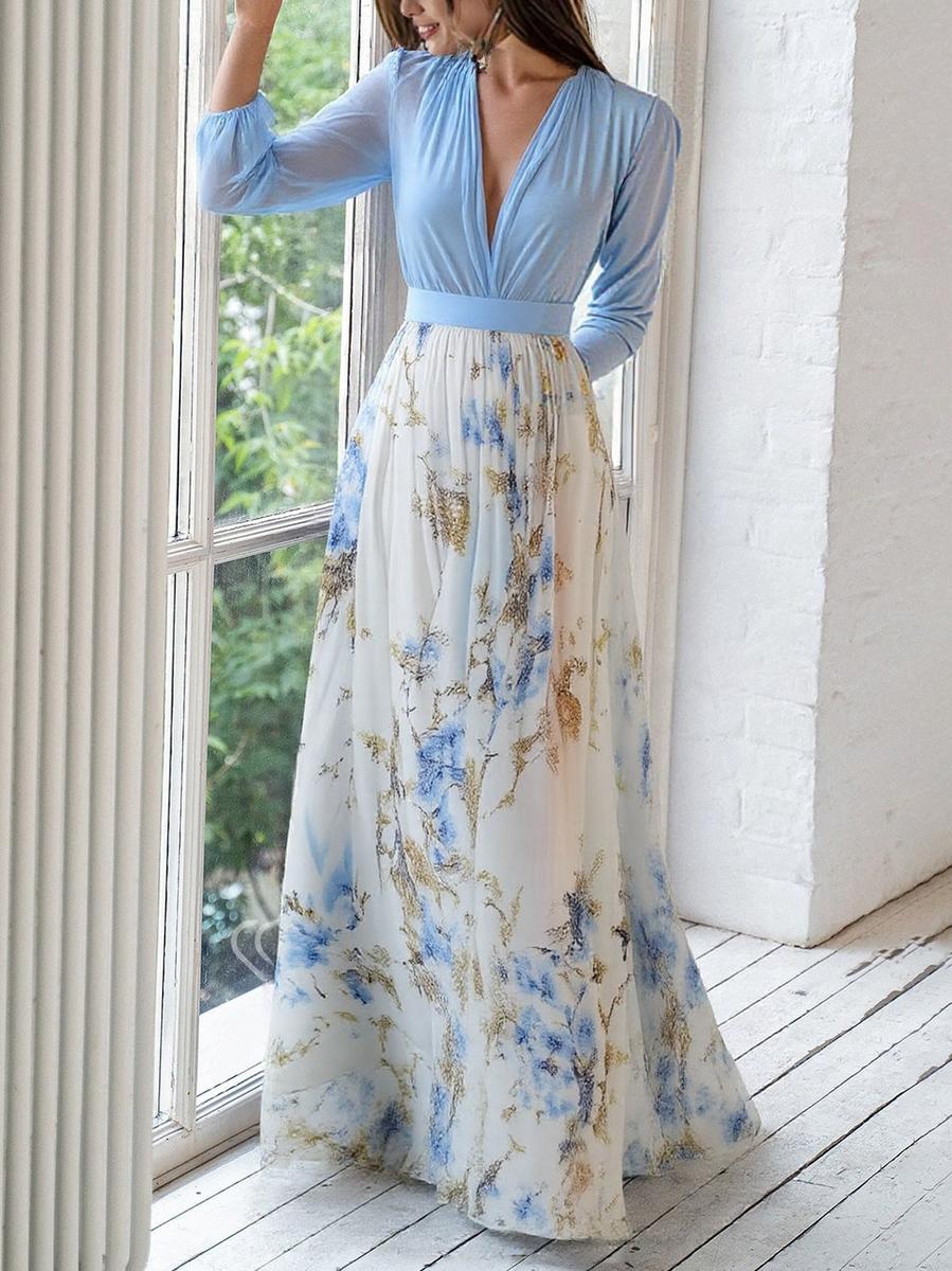 Alena™ - Floral Maxi Dress