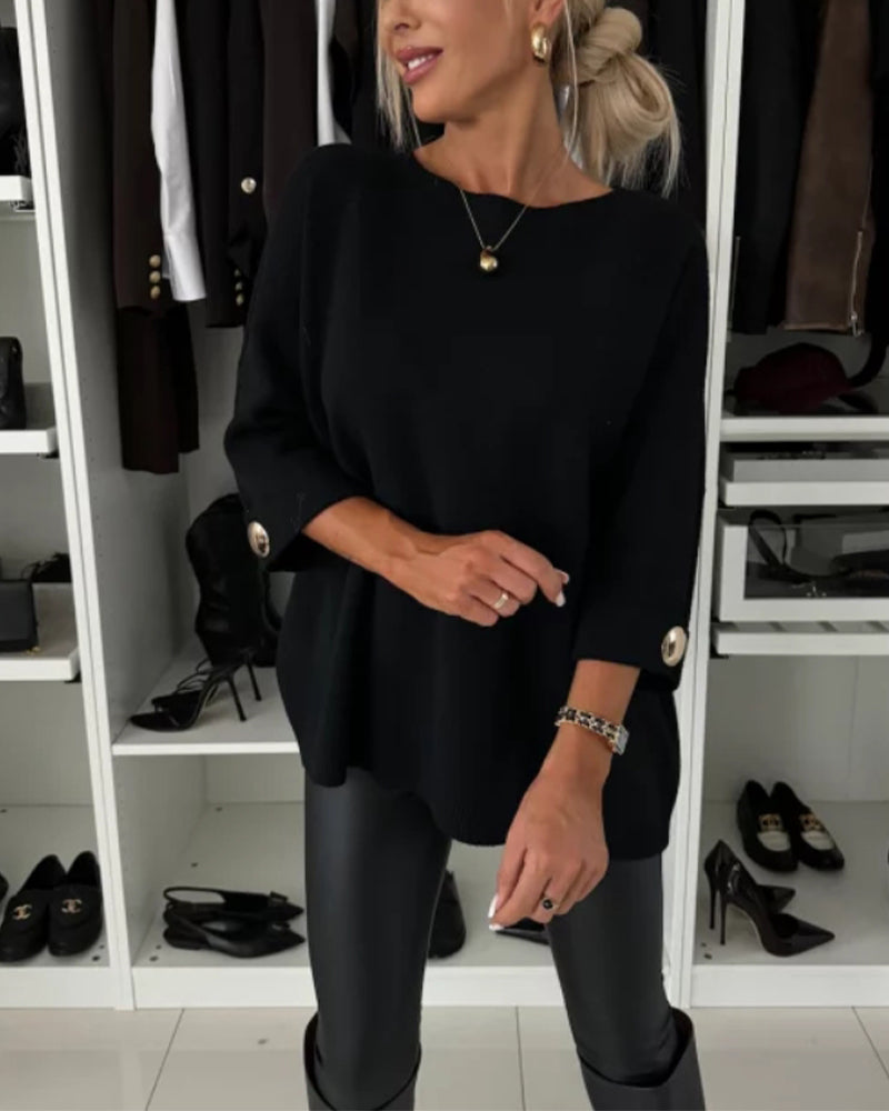 Valencia™ – Elegant Knit Blouse