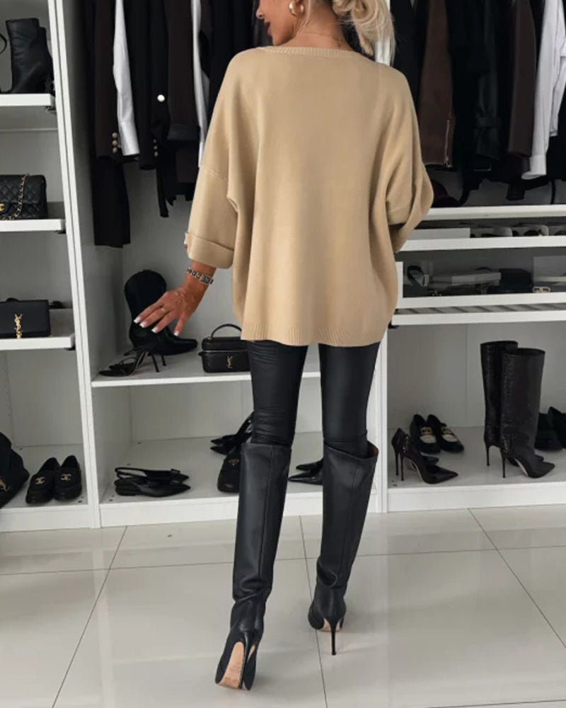 Valencia™ – Elegant Knit Blouse