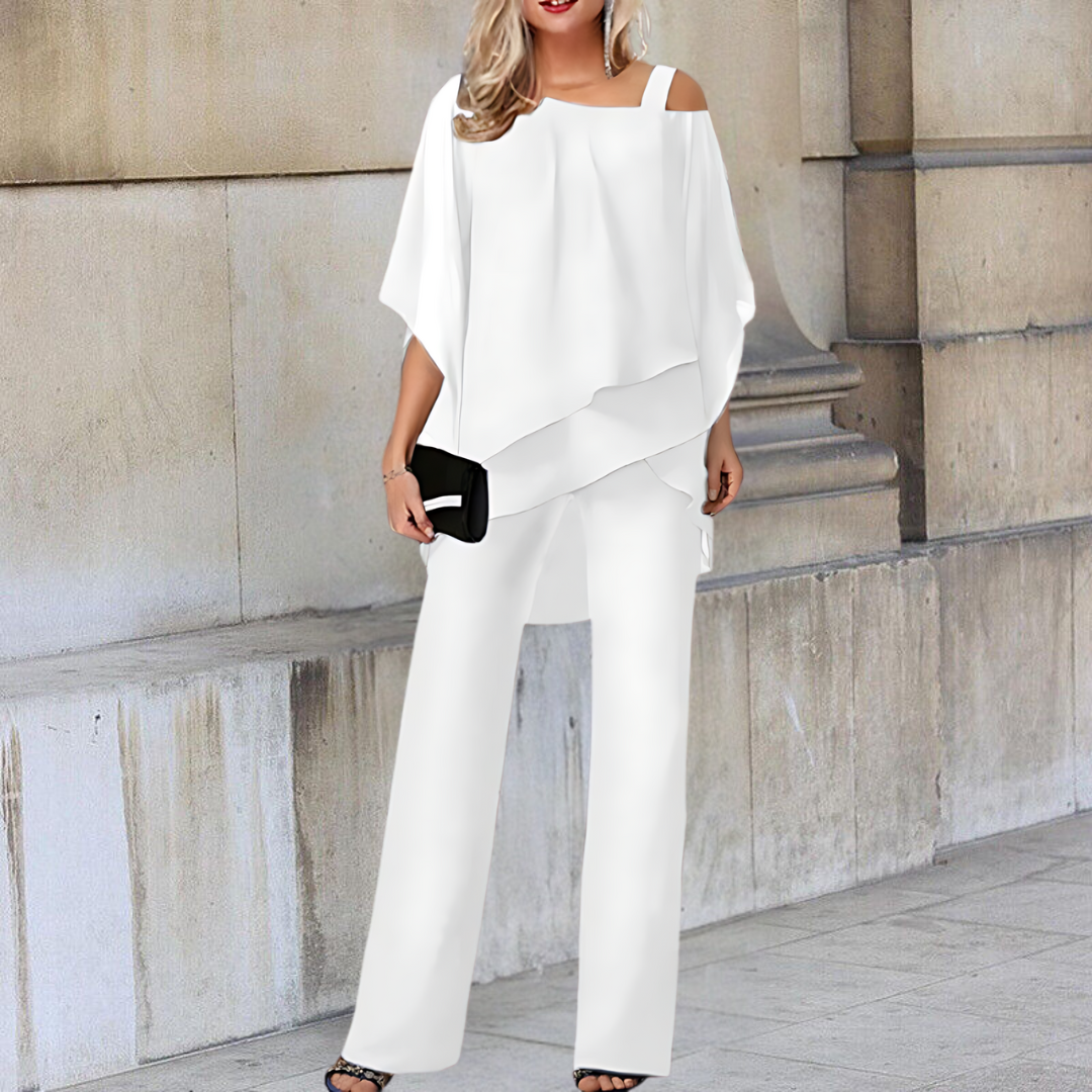 Charlotte's Cascade - Chic Two-Piece Set