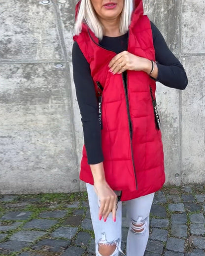 Nova™ - Quilted Hooded Vest for Urban Style