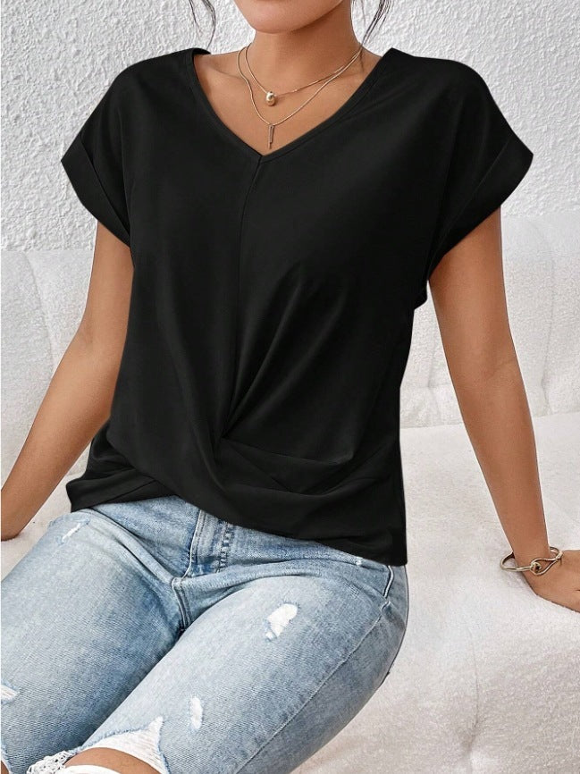 ARIA - Short Sleeve Top in Organic Cotton