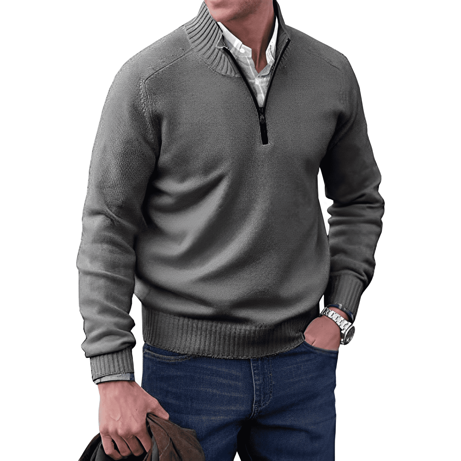 Vincent™ | Chic Zip-Up Pullover