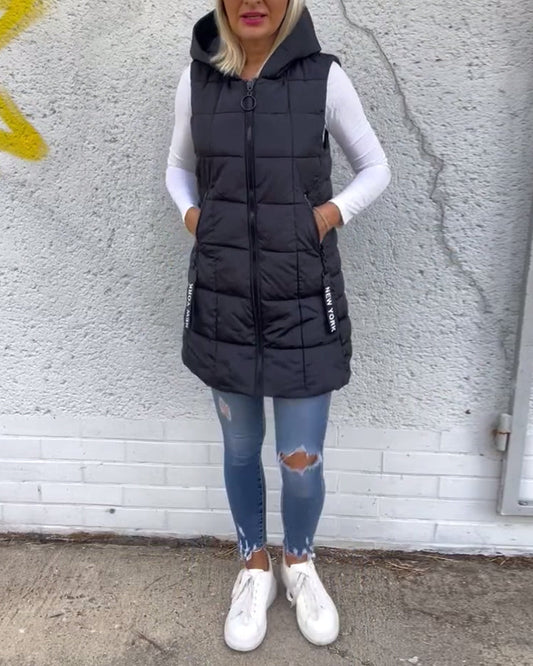Nova™ - Quilted Hooded Vest for Urban Style