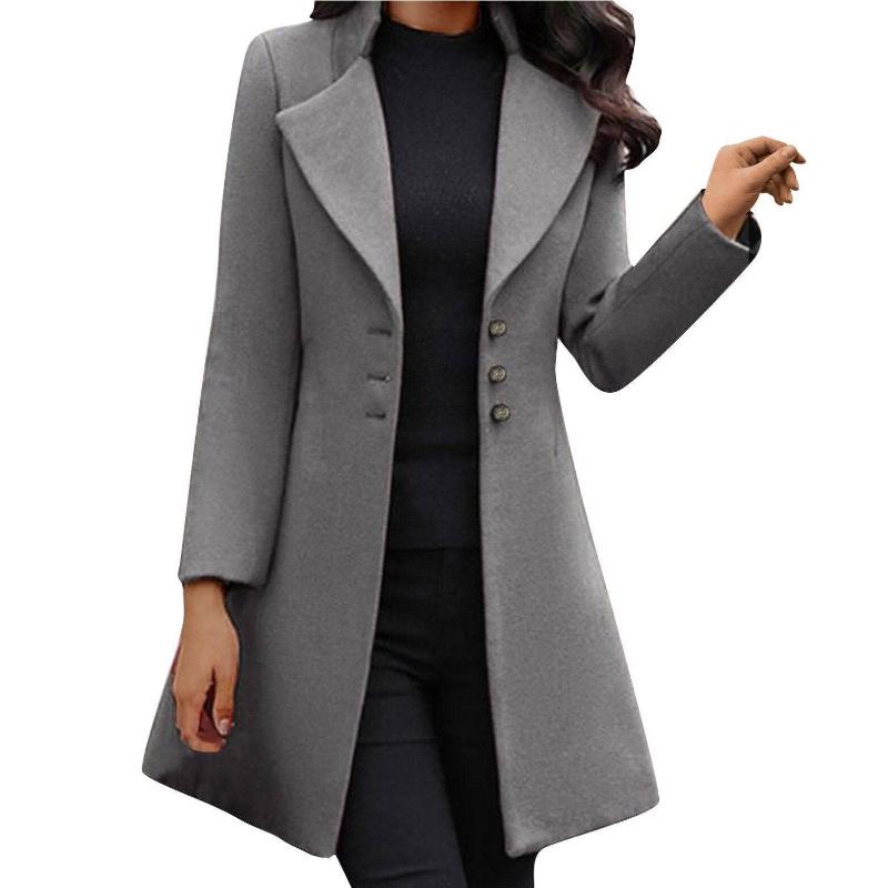 Ariana™ - Custom-Fit Long Button-Down Coat