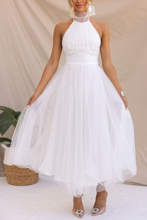 Mavy - Maxi Dress with Skirt
