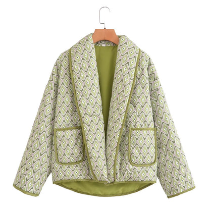 Maya | Quilted Wrap Coat