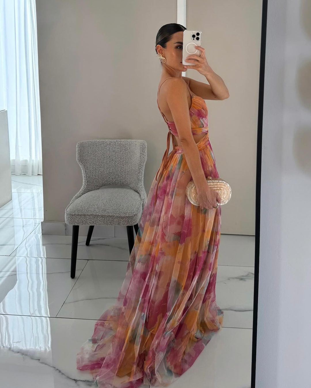 Alexia™ | Graceful Petal Maxi Dress