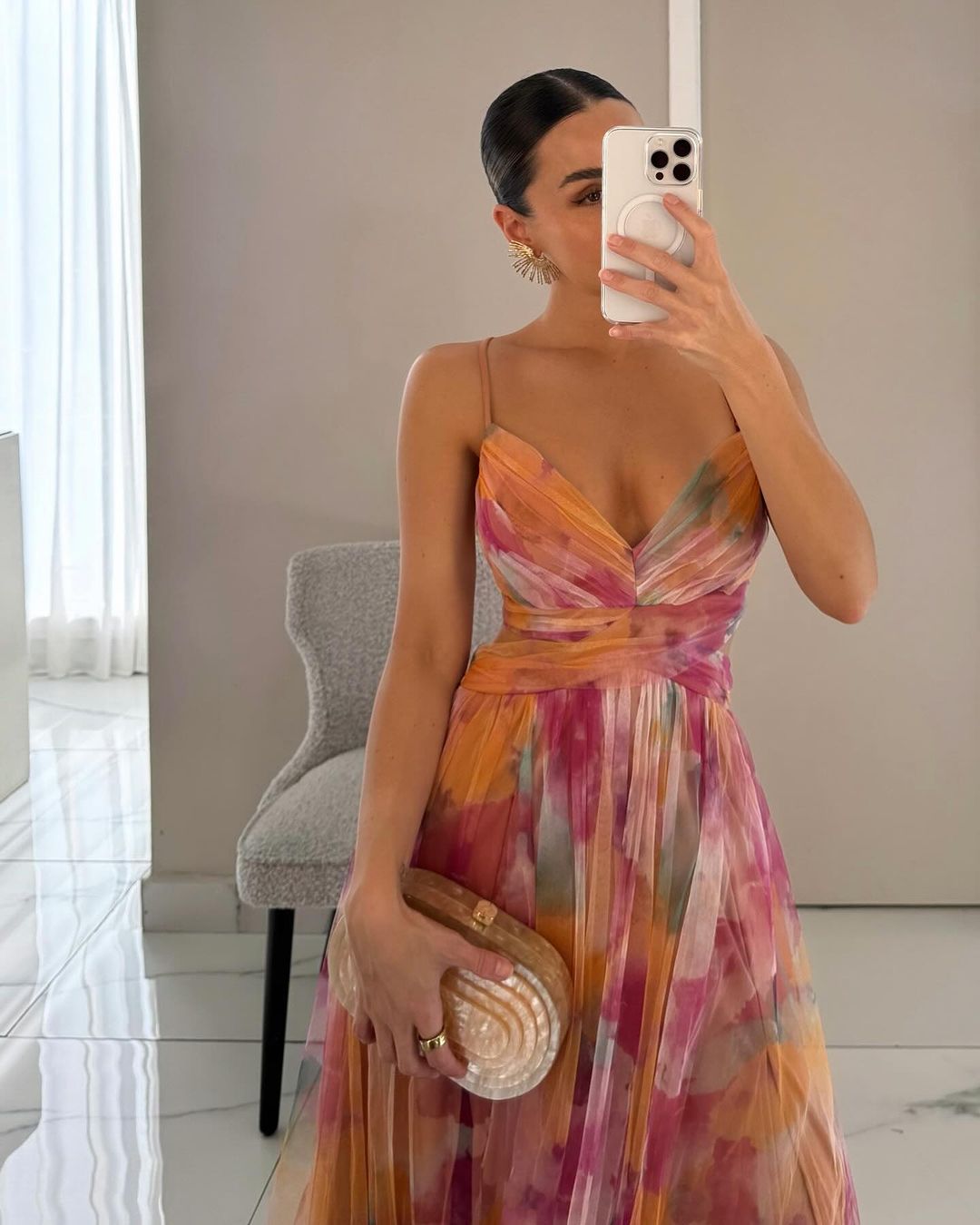 Alexia™ | Graceful Petal Maxi Dress