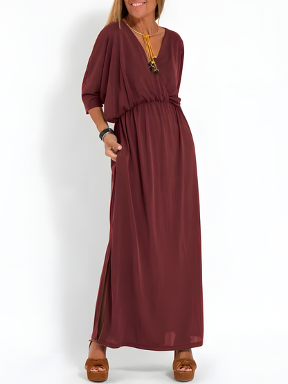 Timeless Elegance: Global Allure Maxi Dress