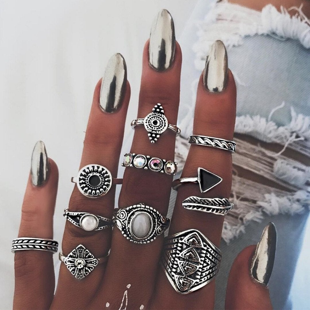 Exclusive Premium Set of 8 to 12 Rings