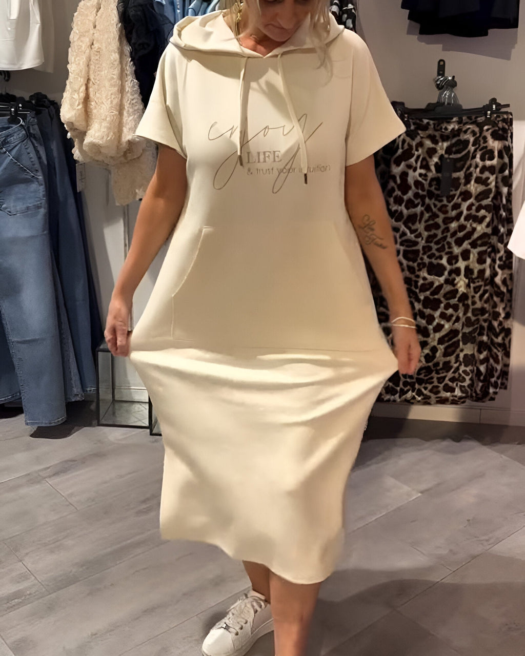 Serenity Hoodie Dress by Sophie