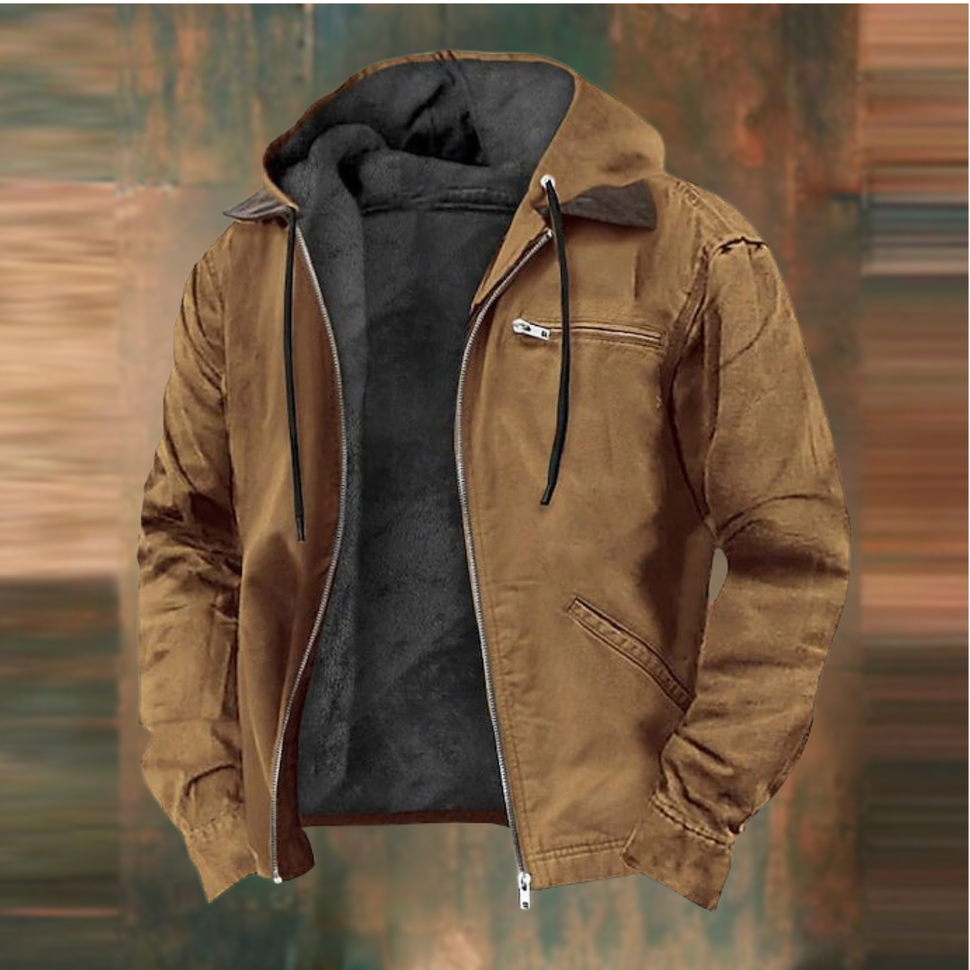 Ryder™ Men's Hooded Jacket with Cozy Sherpa Lining