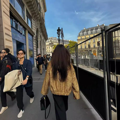 Eva | Jacket with Beaded Trim