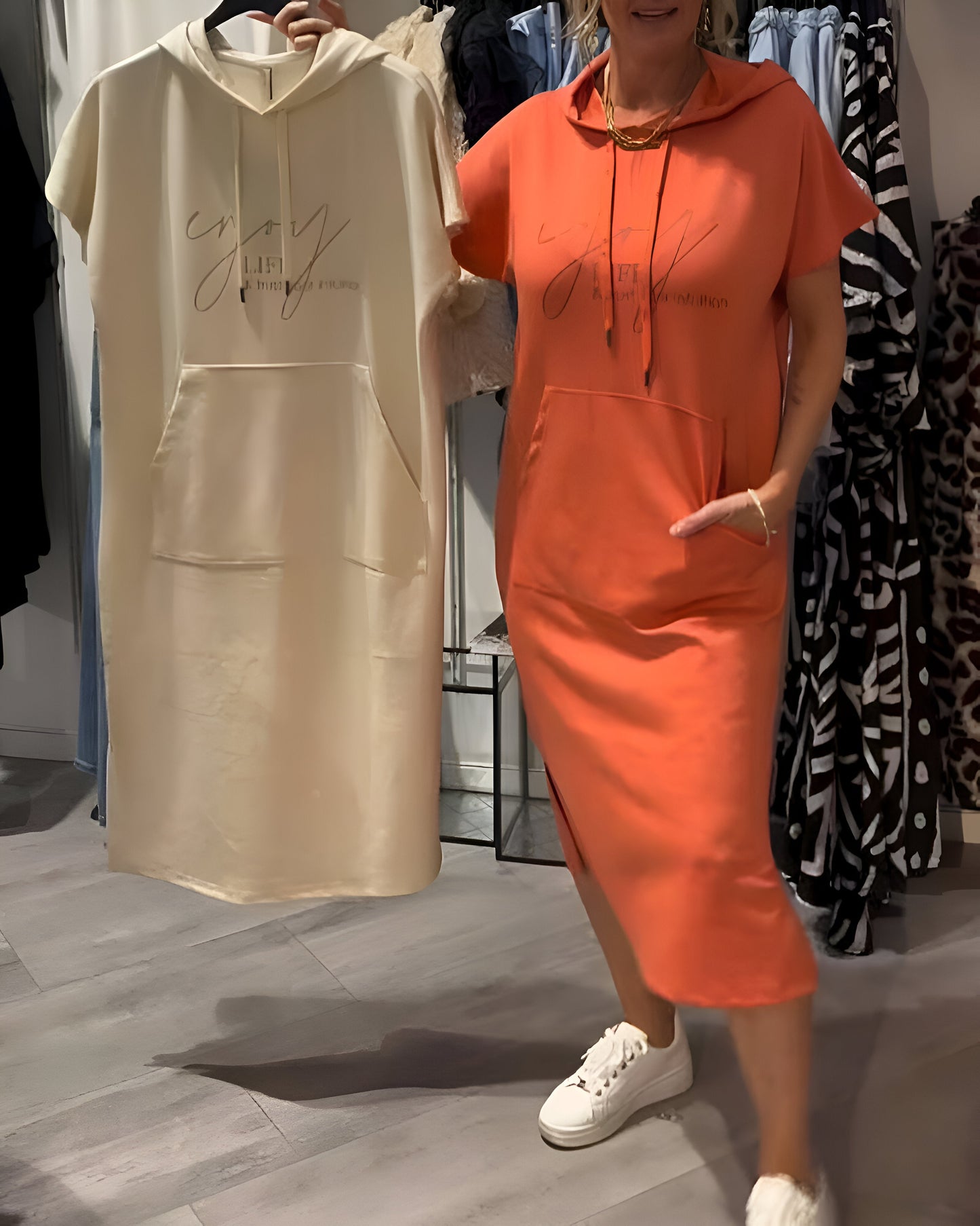 Serenity Hoodie Dress by Sophie