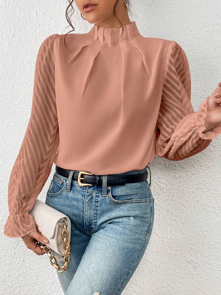 Amelia's Charm - Lace Sleeve Top