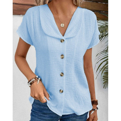 Effortless Elegance Button-Up Blouse