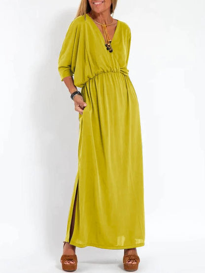 Timeless Elegance: Global Allure Maxi Dress