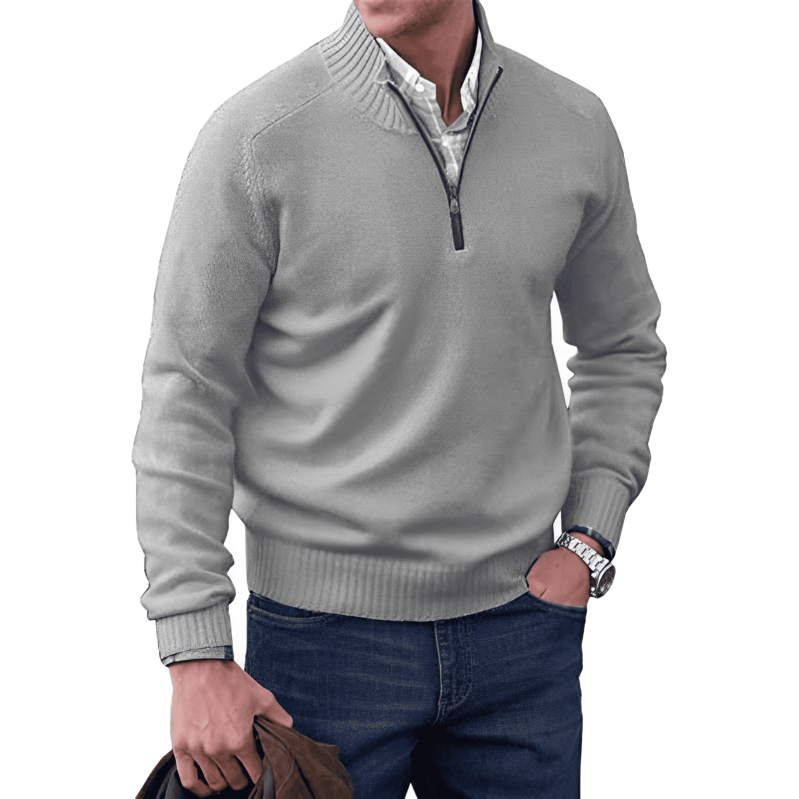 Vincent™ | Chic Zip-Up Pullover