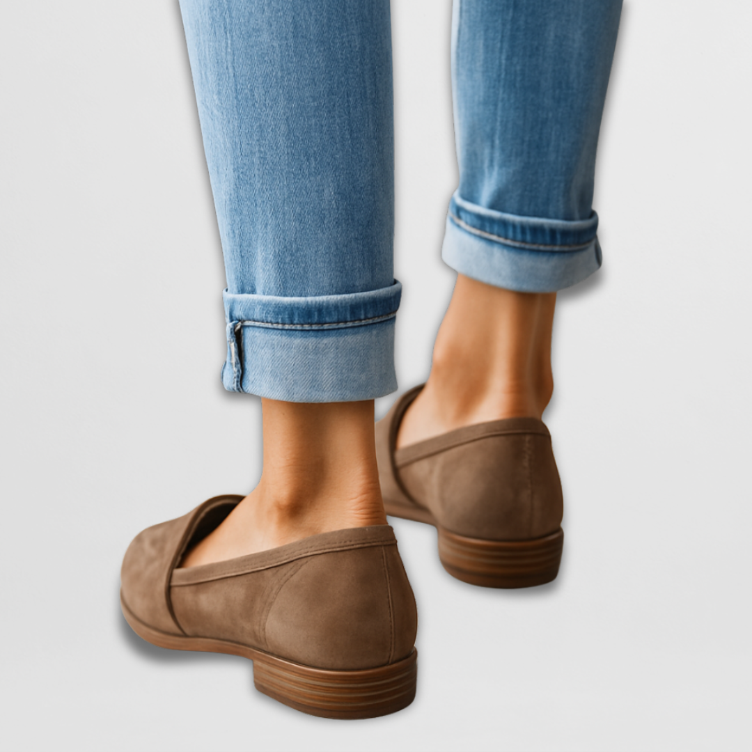 Nadine - Suede Slip-On Loafers