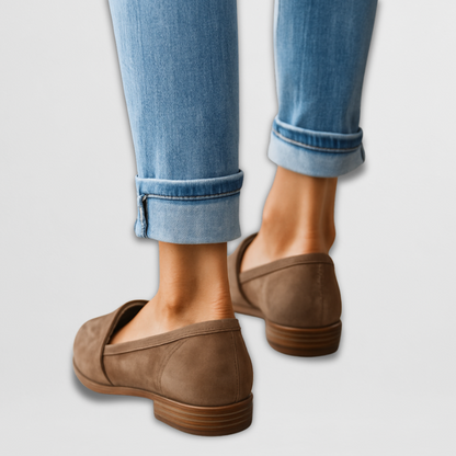 Nadine - Suede Slip-On Loafers