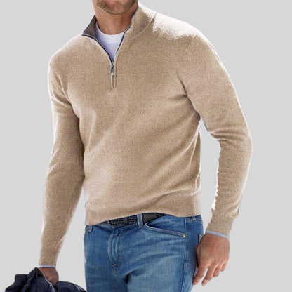 Logan™ | Premium Men's Half-Zip Sweater