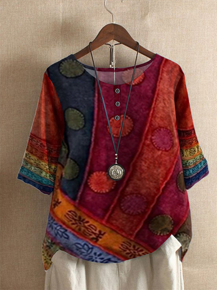 Mirella™ Enchanted Floral Blouse