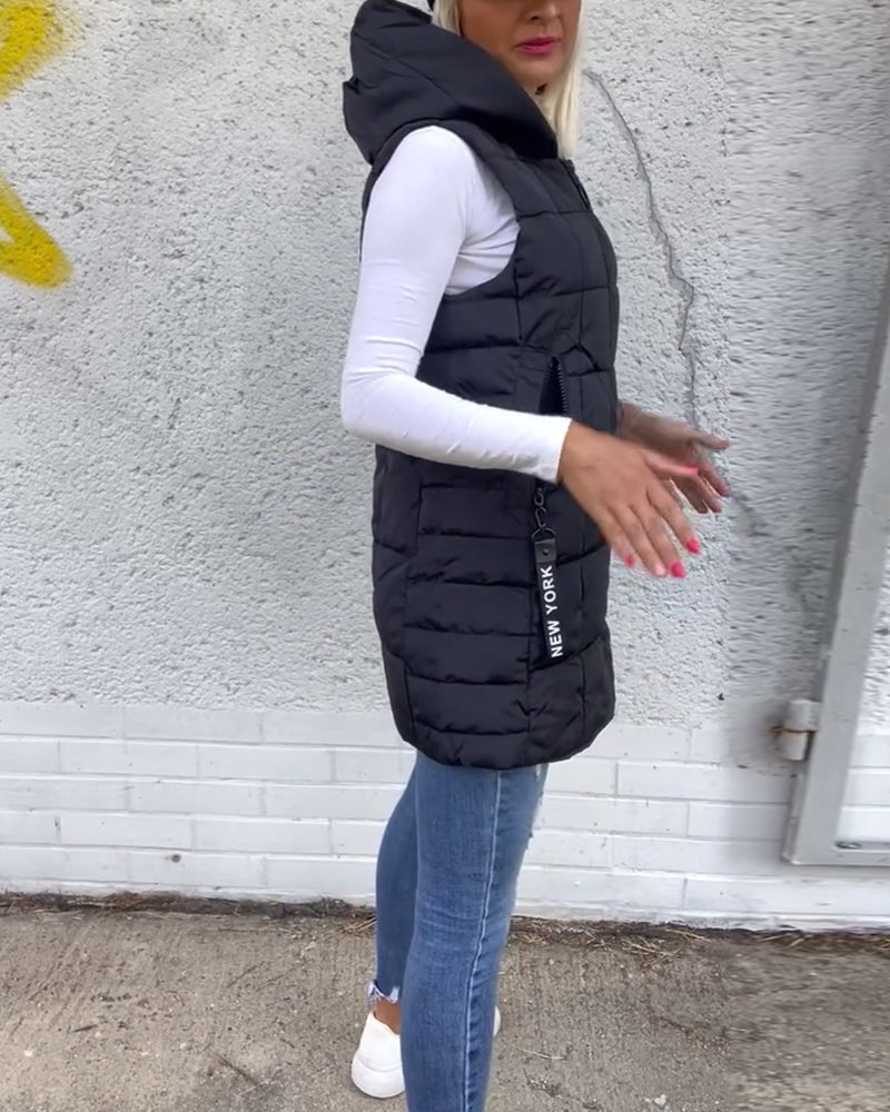 Nova™ - Quilted Hooded Vest for Urban Style