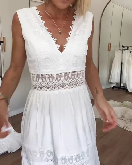 White Dress for a Summer Breeze