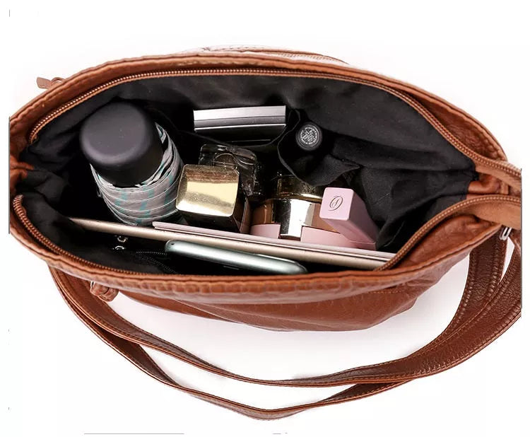 Freya - Elegant Leather Shoulder Bag