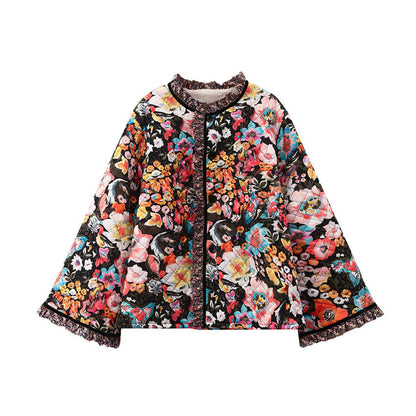 Luna | Retro Floral Jacket