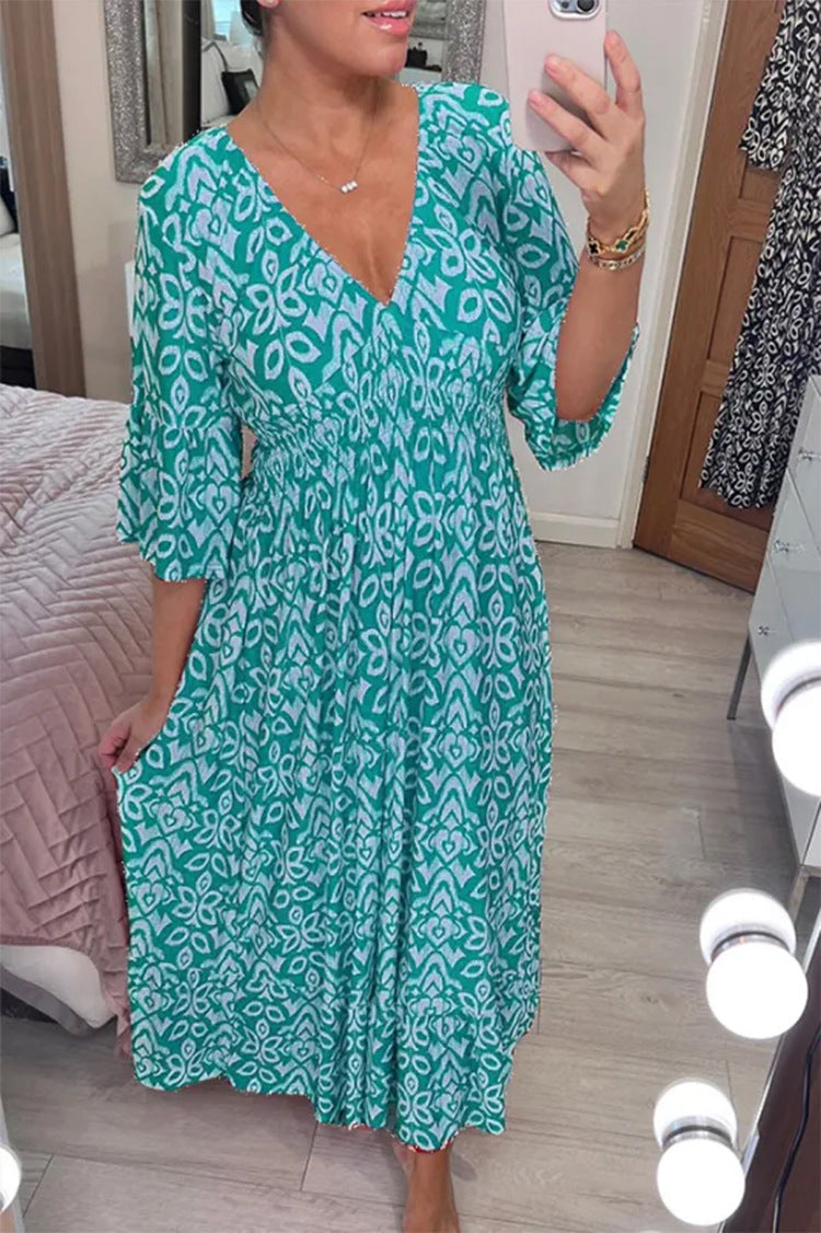 V-Neck Summer Charm Dress