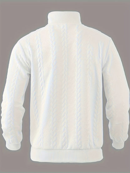 Liam – Classic Zippered Vintage Sweater for Men