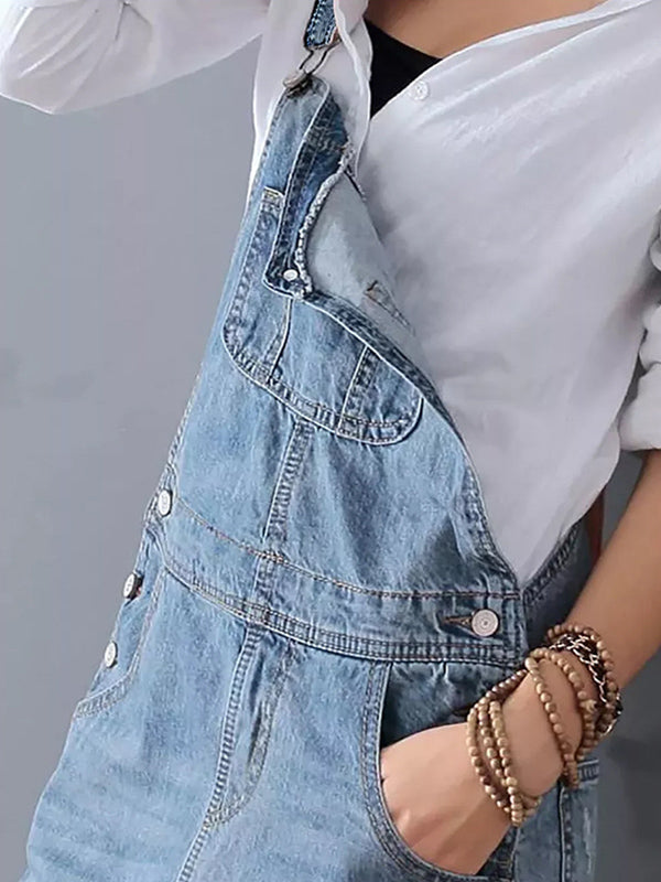 Harper™ - Retro Denim Overall Dress